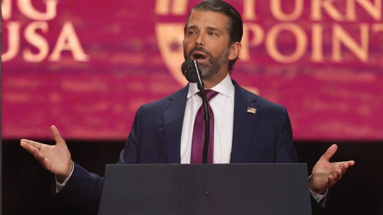 Watch: Ethics questions loom over Trump Jr. benefiting financially from  Pentagon drone deal