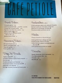 Cafe petiole at Somerset house