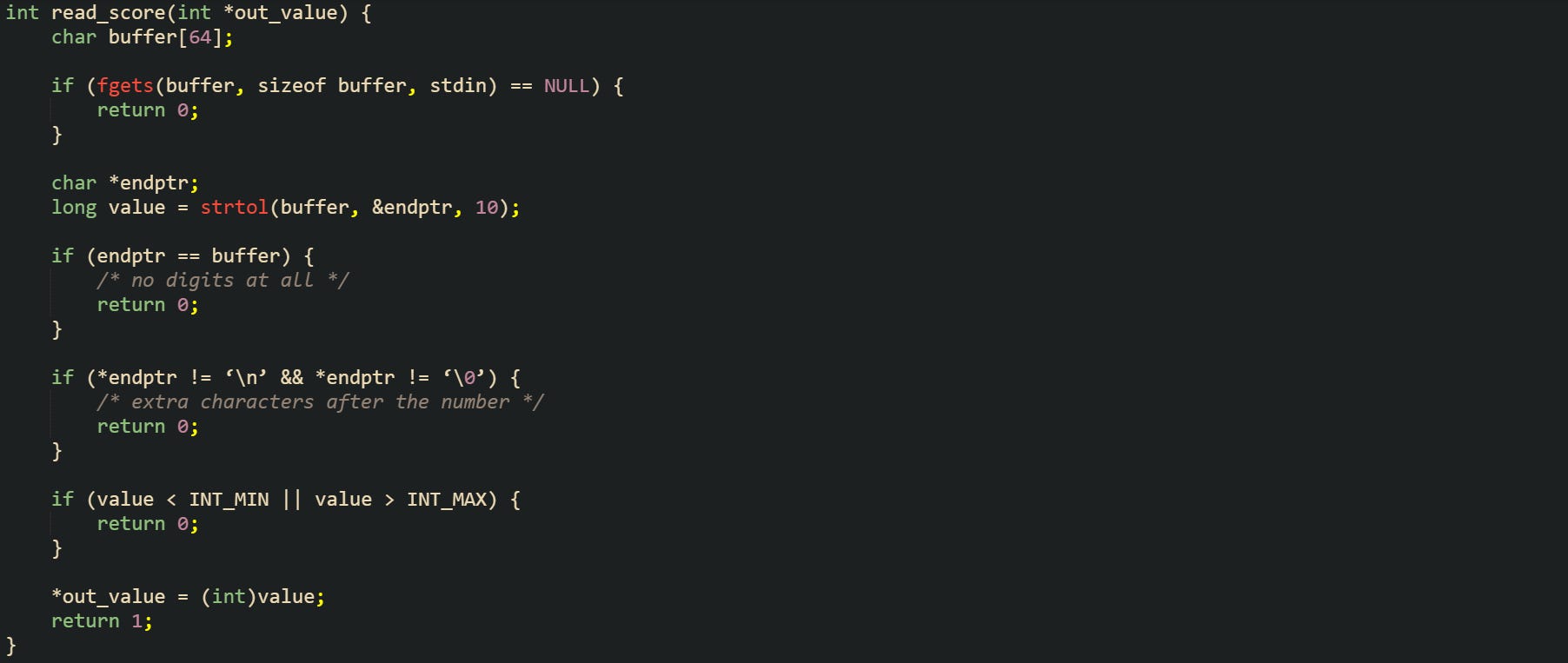 Input Handling With scanf and fgets in C