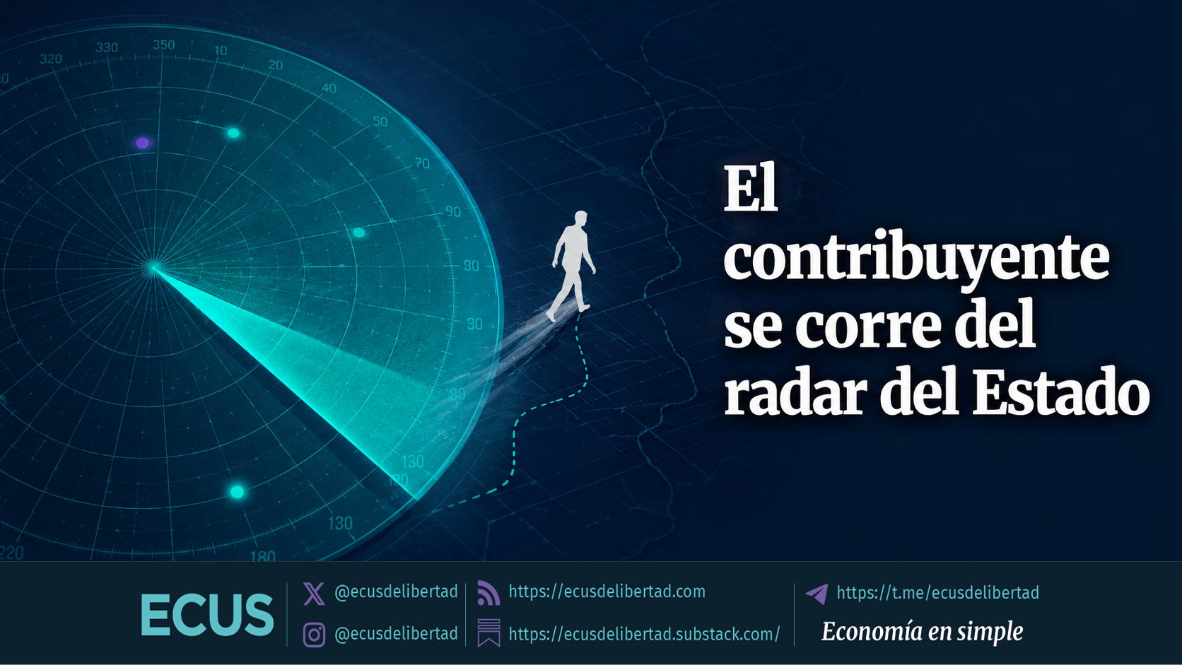 El contribuyente se corre del radar del Estado