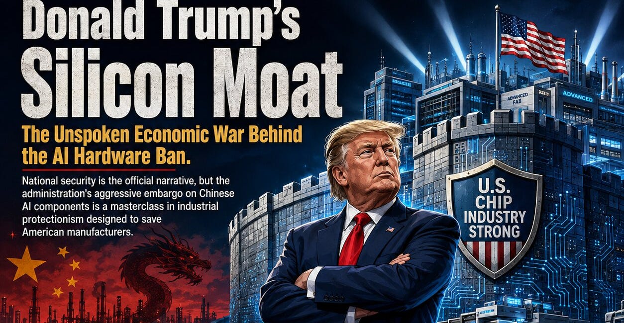 Donald Trump's Silicon Moat: The Unspoken Economic War Behind the AI Hardware Ban.