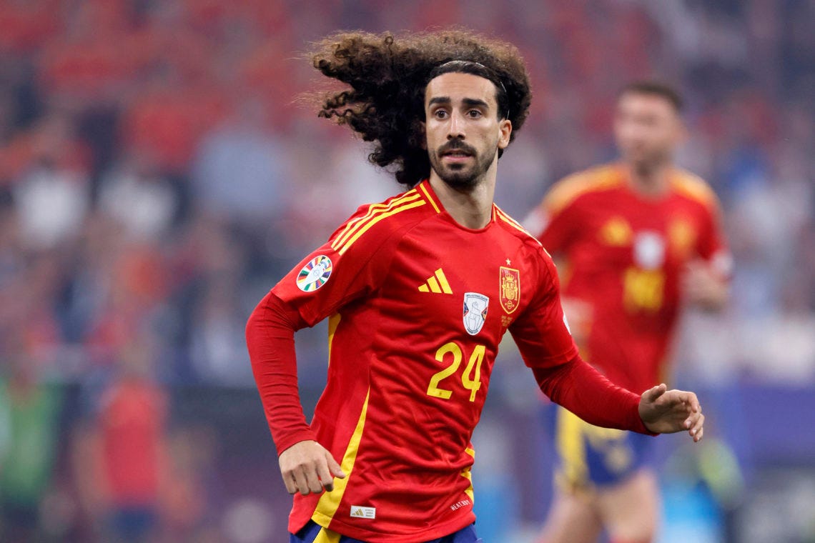 Marc Cucurella hopes Cole Palmer stays on the bench in Euro 2024 final