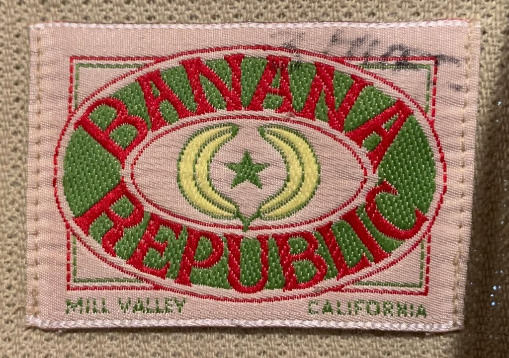 Banana Republic Clothing Tag and Logo Guide – Abandoned Republic