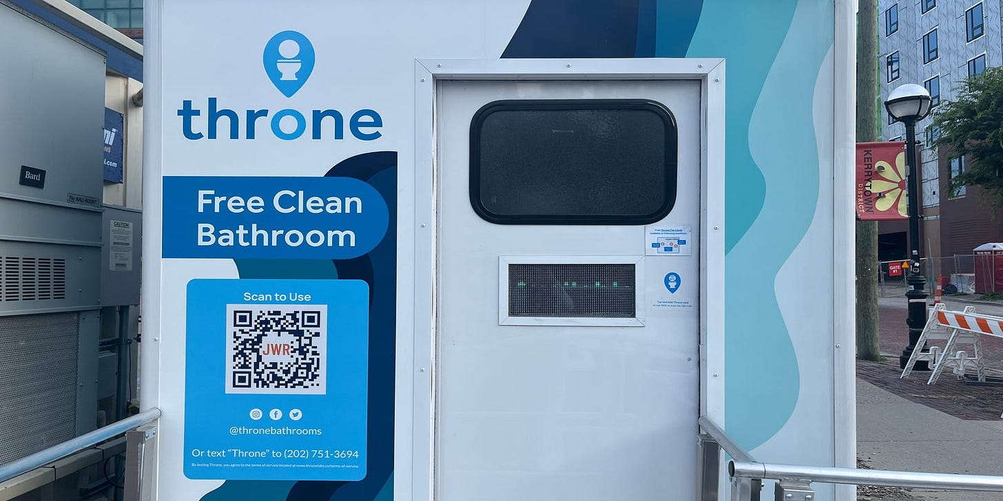 Throne toilets in Detroit, Royal Oak, Ann Arbor are new public option