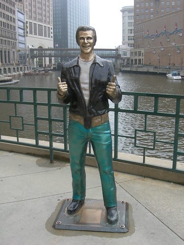 "The Fonz" Statue "The Fonz" Statue