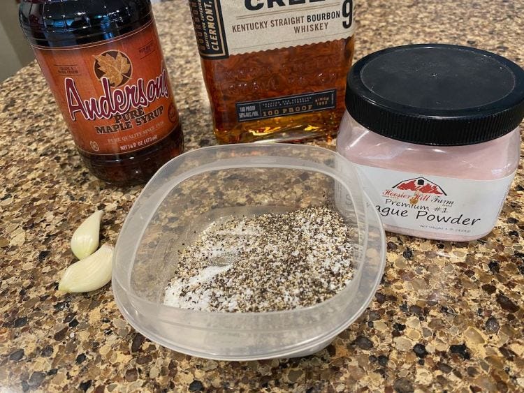 Bacon Wet Cure Ingredients