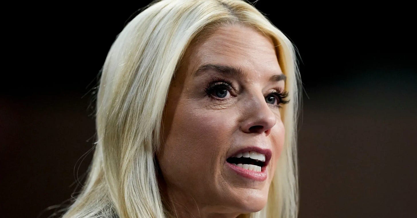 Bondi Becomes Trump's Attorney General Amid DOJ Shake-Up - Bloomberg