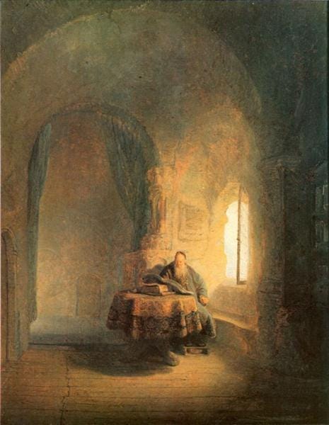 Philosopher Reading, 1631 - Rembrandt