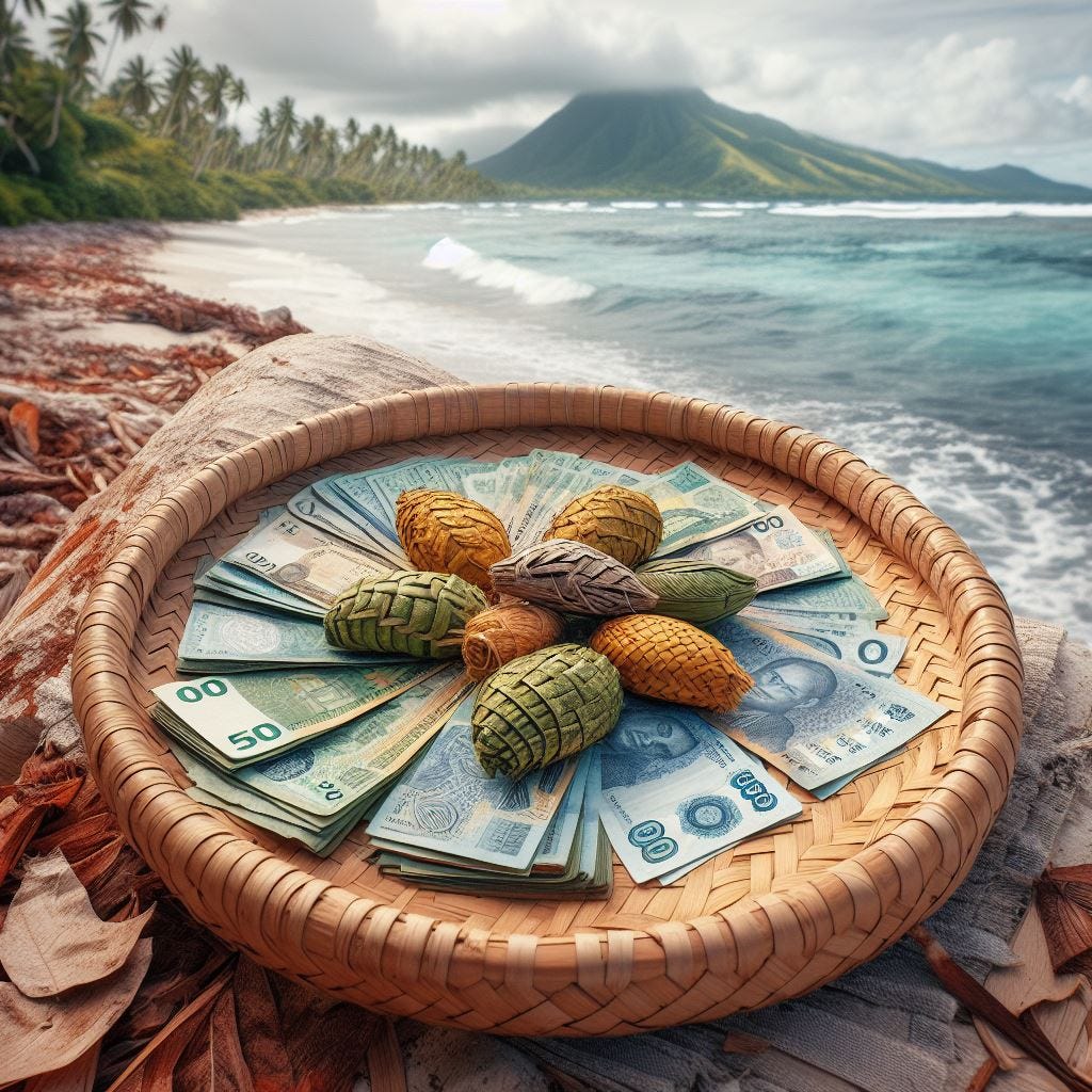 Mat and Bark Cloth Money in Samoa