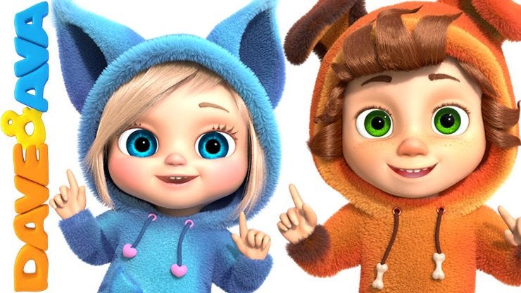 One Little Finger | Nursery Rhymes and Baby Songs from Dave and Ava -  Thetubekids