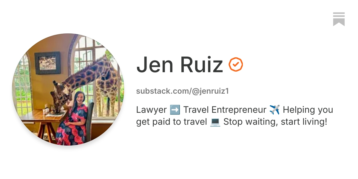 Jen Ruiz | Substack