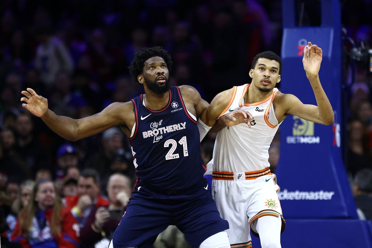Joel Embiid drops x, puts on masterclass in win vs. Victor Wembanyama,  Spurs - Liberty Ballers