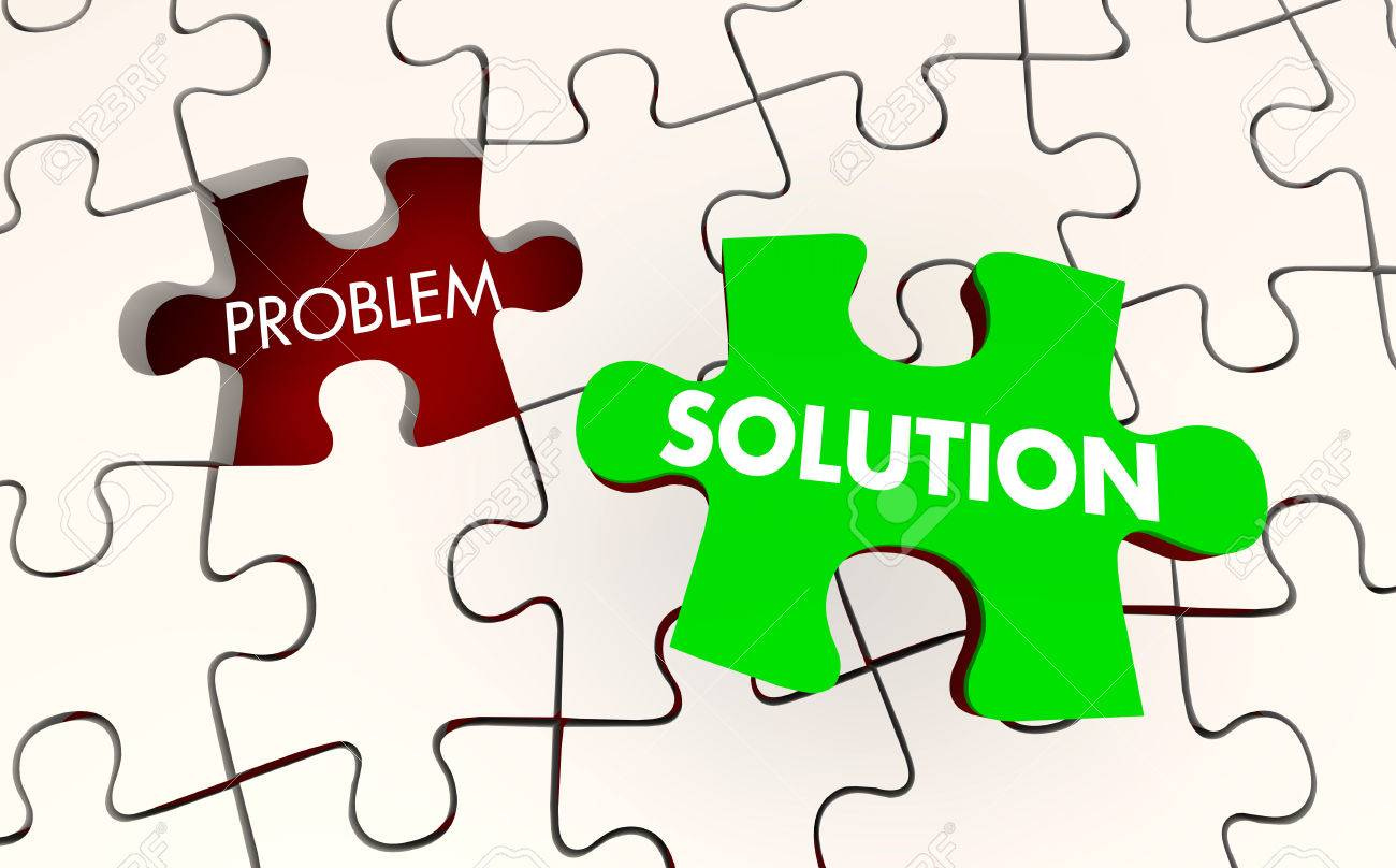 Problem Solution Solved Puzzle Piece Fixed 3d Illustration Stock Photo,  Picture and Royalty Free Image. Image 64815814.