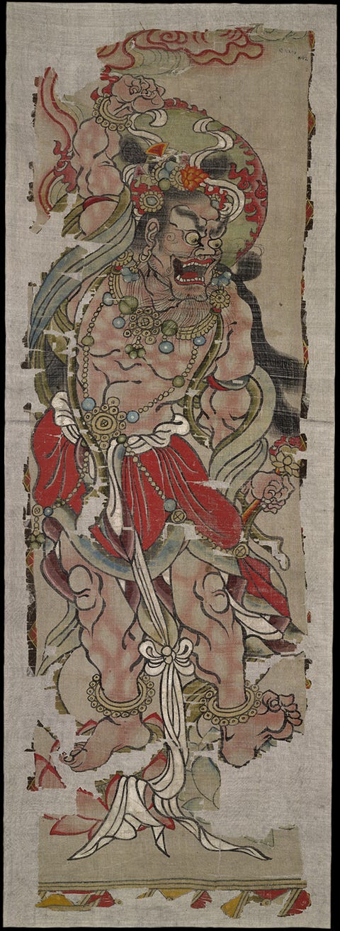 金剛力士圖像｜來源：Getty Research Institute / Dunhuang Academy