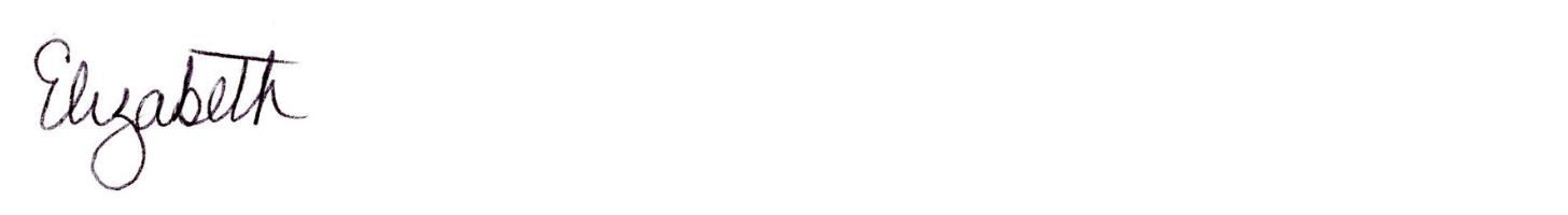 Elizabeth signature