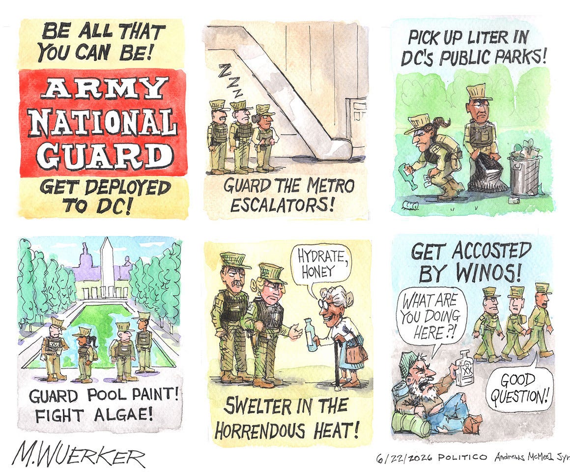 Political cartoon