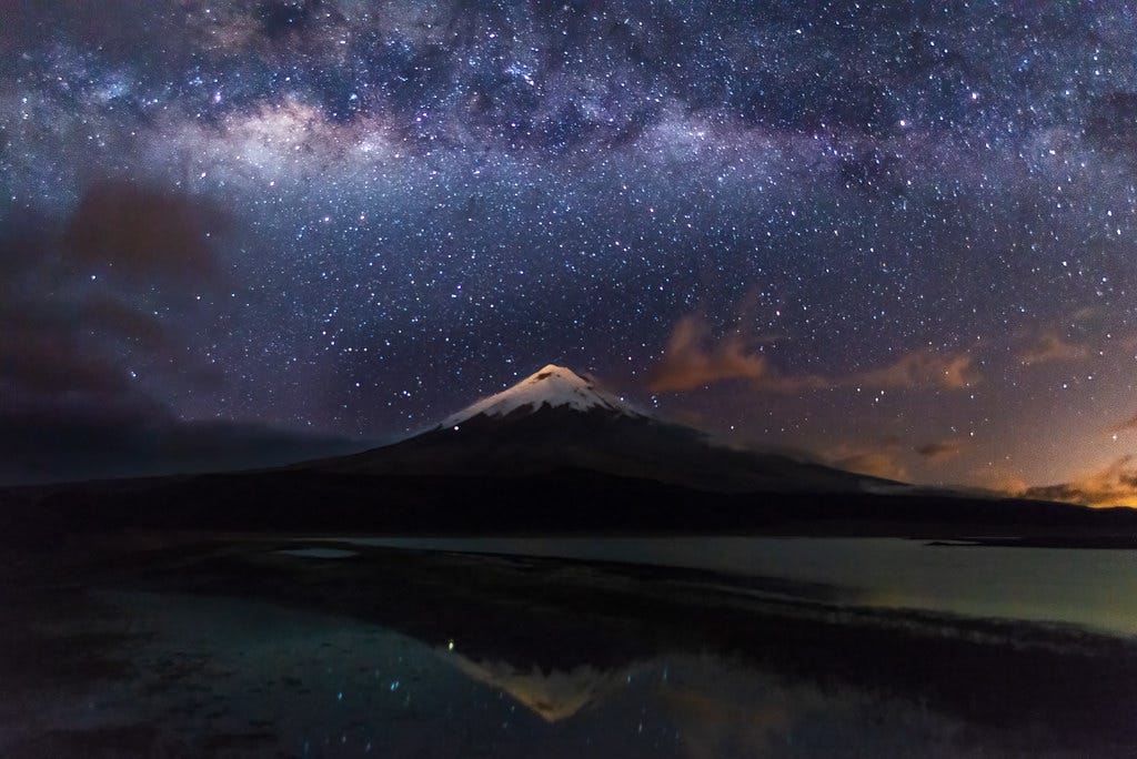 Cotopaxi volcano and milky way (Explore) | © Henri Leduc - A… | Flickr