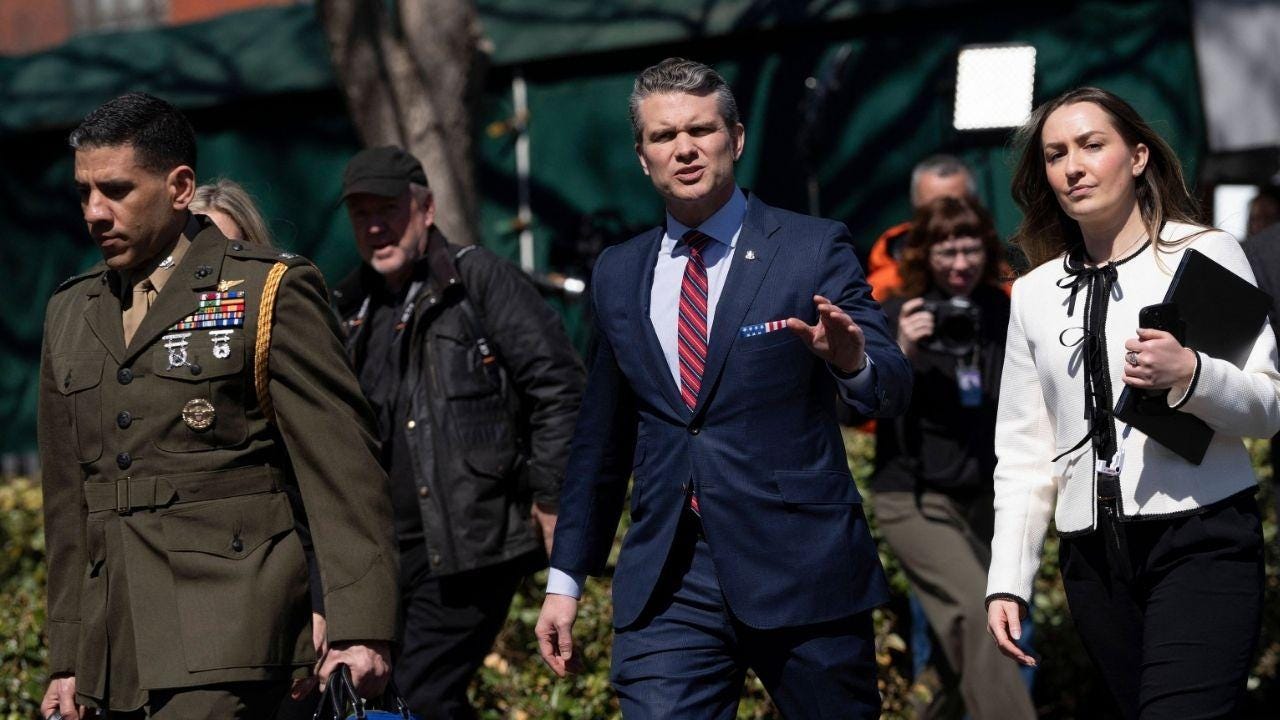 Image of the Defense Secretary has pushed to reduce the number of senior military officers.