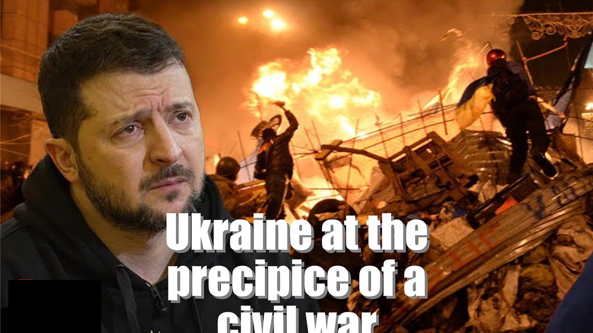 Ukraine on the precipice of a civil war