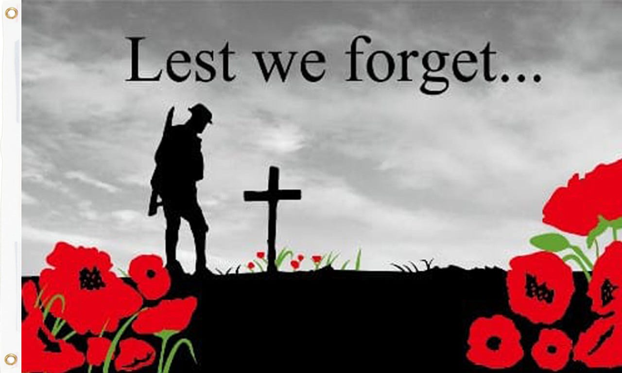 Lest We Forget Flag | Buy Remembrance Day Flags at Flag and Bunting Store