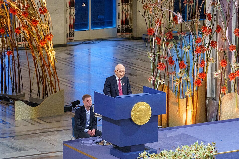 File:Terumi Tanaka at 2024 Nobel Peace Prize Ceremony 3.jpg