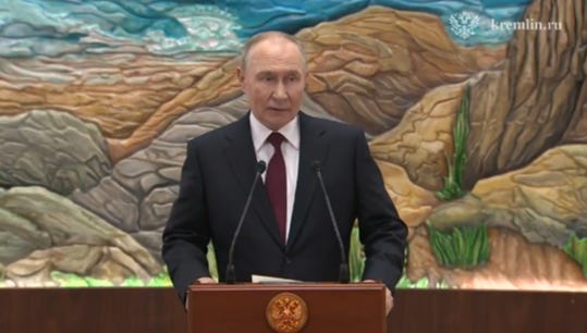 Putin Lays Final Word on 'Settlement' Sham in Kyrgyzstan Conference