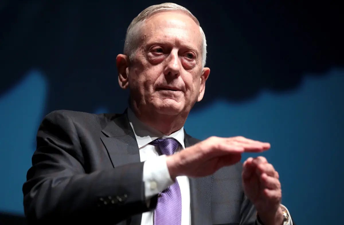 Photo of Jim Mattis.