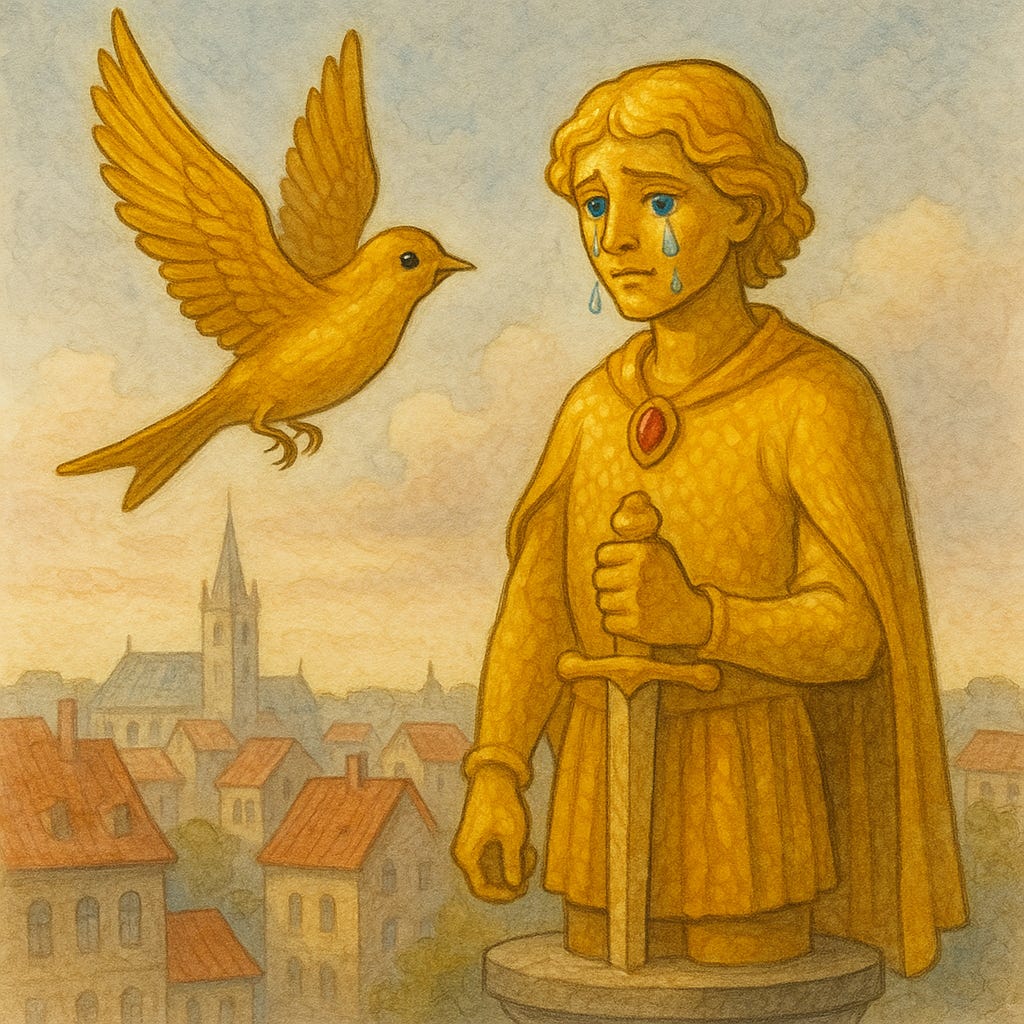 The Happy Prince by Oscar Wilde - by Andy Coombs