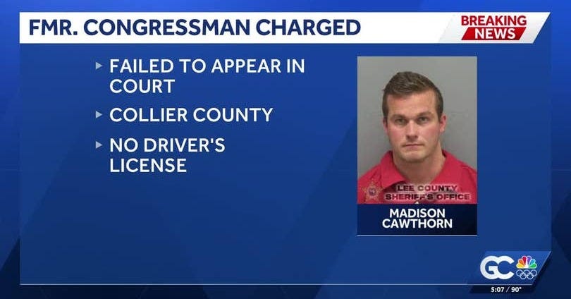 Former Congressman Madison Cawthorn arrested in Florida after skipping court