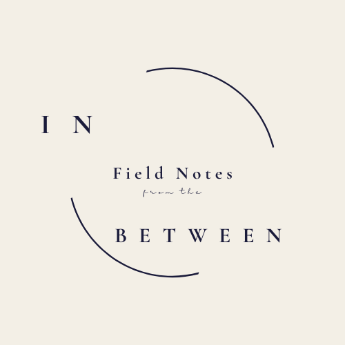 Field Notes from the In-Between: the in-between as the holy  logo