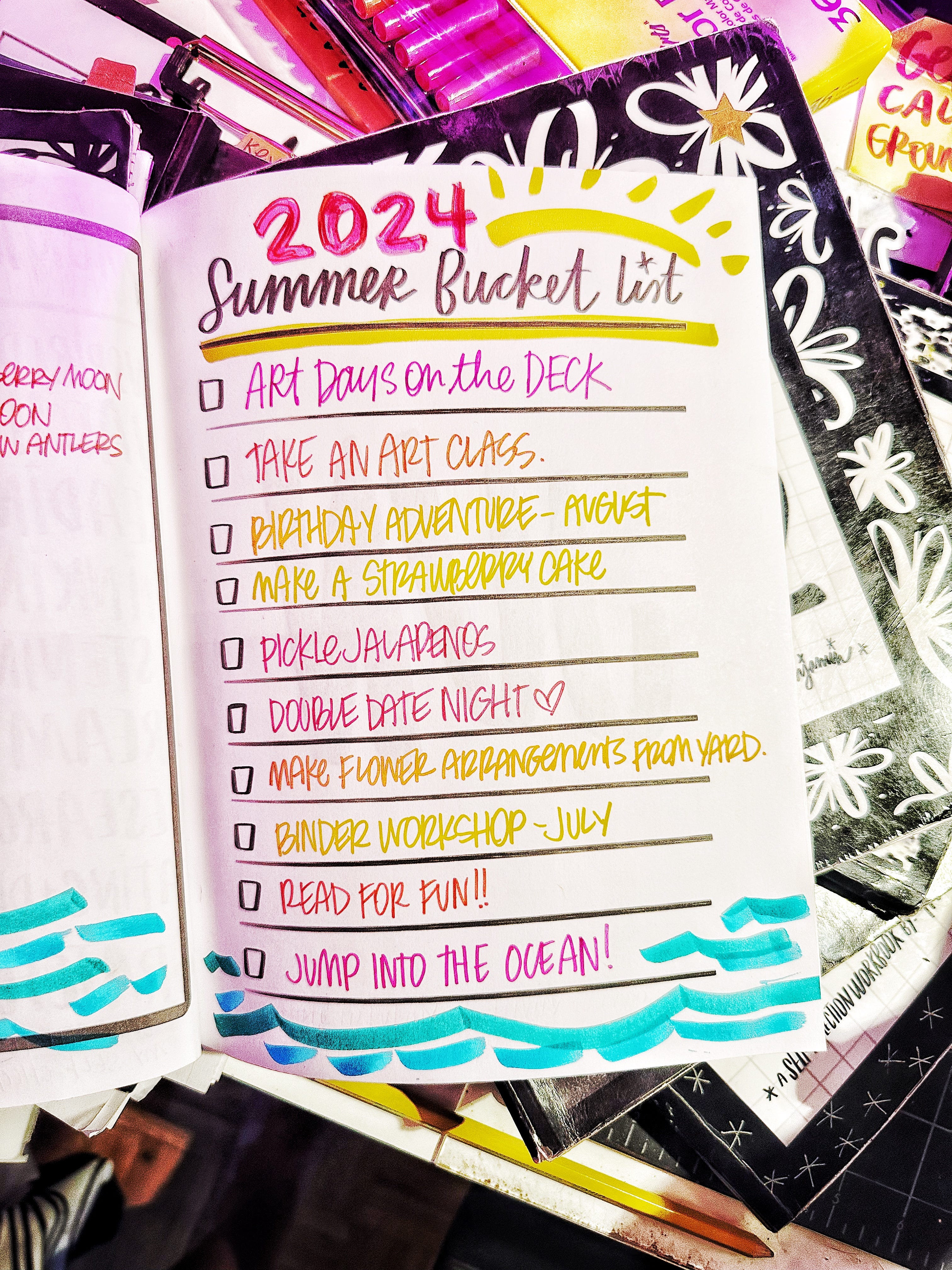 Summer Bucket List 2025 - by Tracy Benjamin