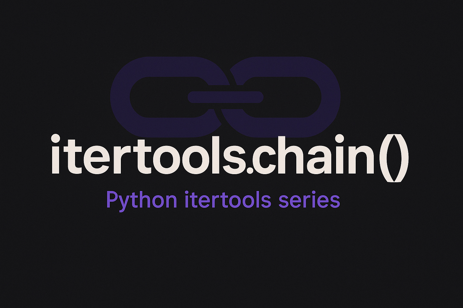 Itertools - chain - by Fernando Crozetta