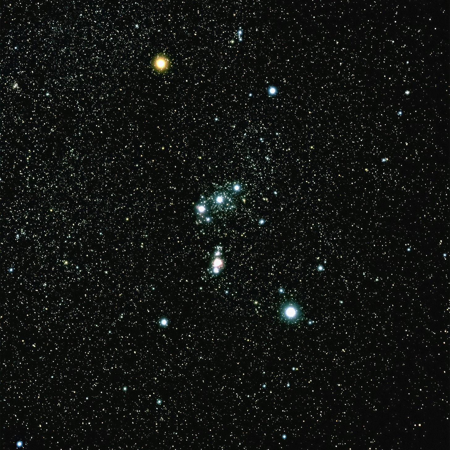 Orion's Belt in the night sky