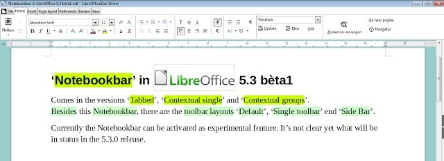 libreoffice upgrades to ribbons like word libreoffice upgrades to ribbons like word