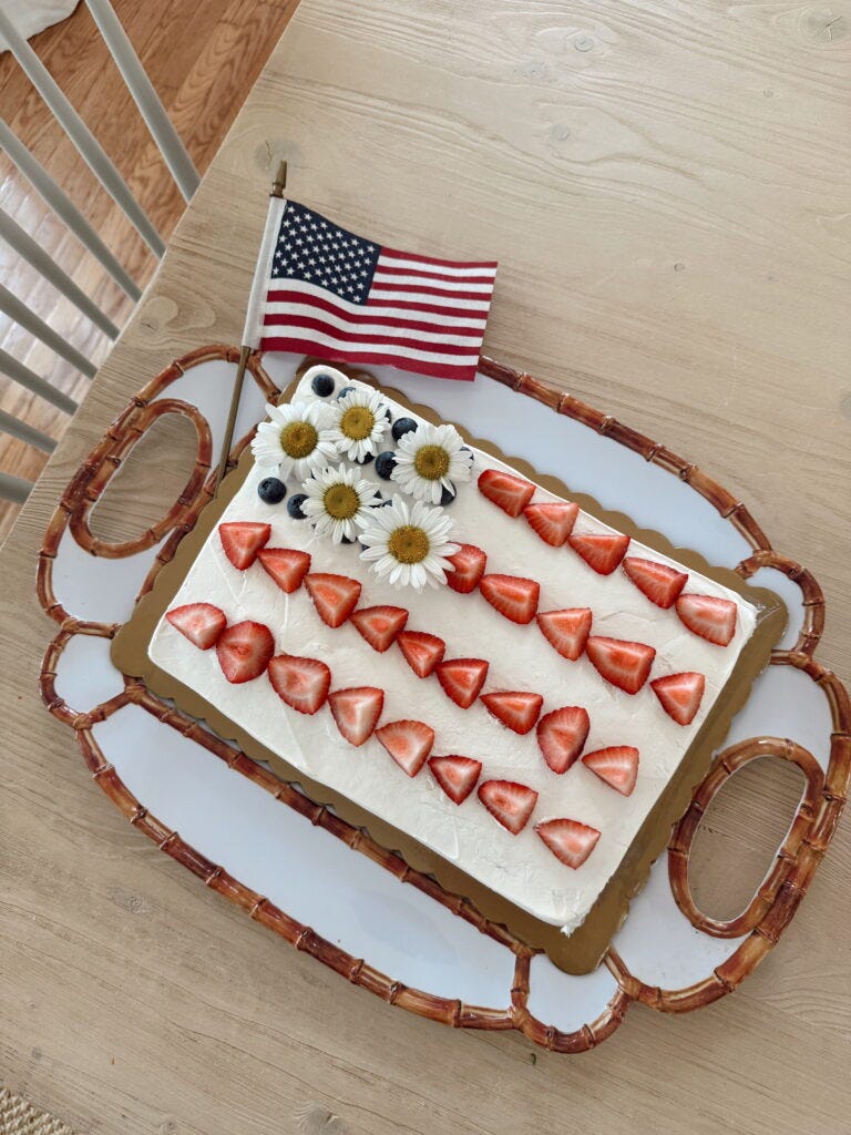 fourth of july cake