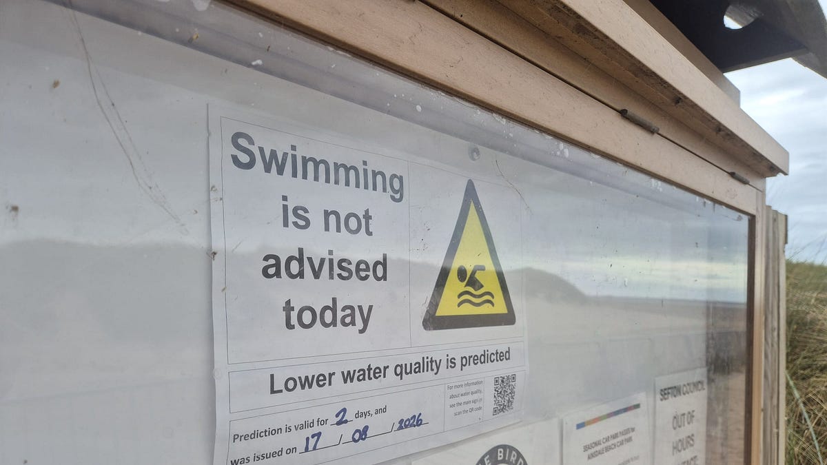 Public warned to stay out of sea after manure washes up at Ainsdale