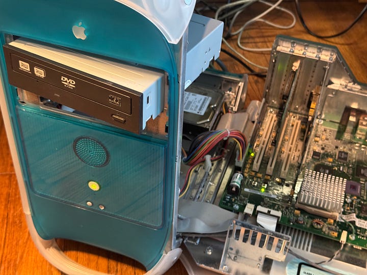 Upgrading the CD-ROM Drive in my PowerMac G3 - by Dan Scott