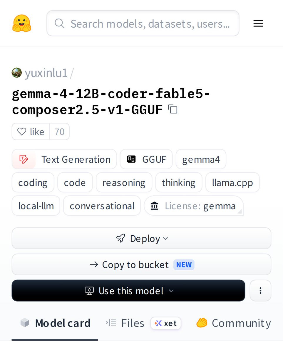 Gemma 4 12B Coder für lokale Codegenerierung