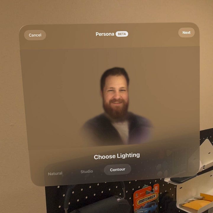 Apple Vision Pro Personas