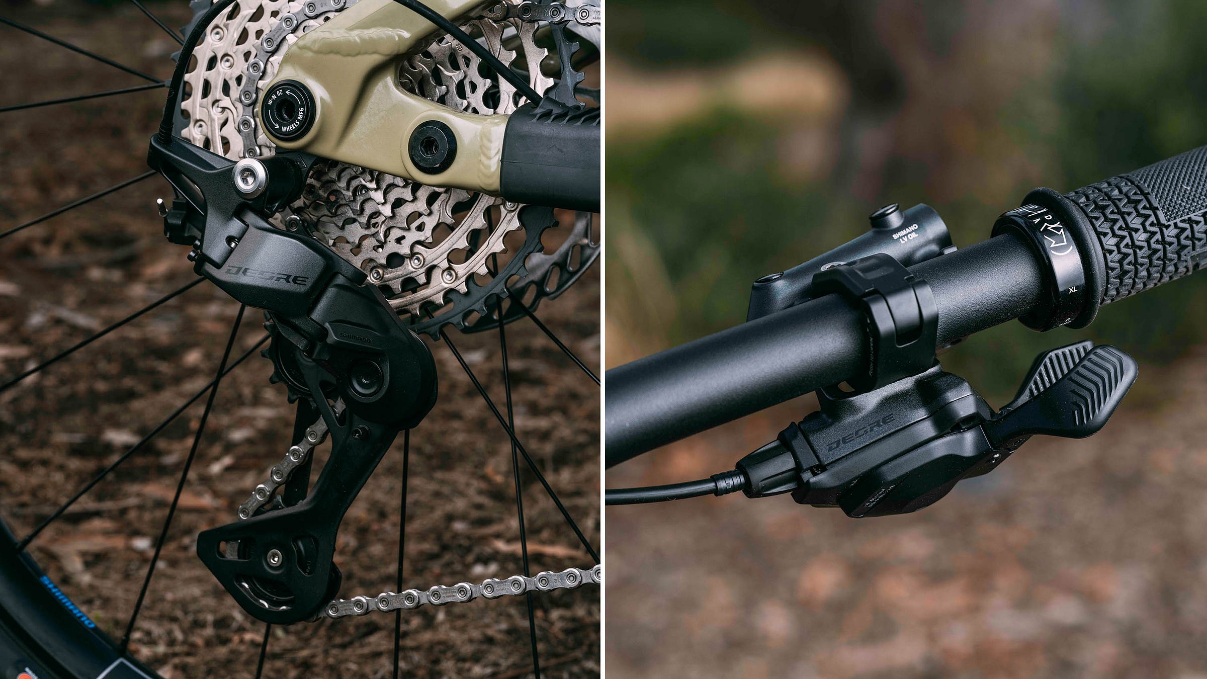 Shimano Deore rear derailleur and shifter