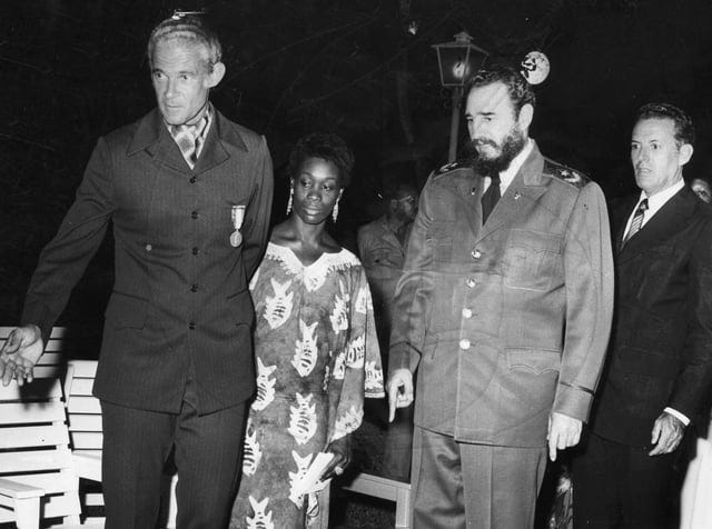 Former Jamaican Prime Minister Michael Manley and Fidel Castro, during a  ceremony in the Revolutionary Palace in Havana (1975) : r/AskTheCaribbean
