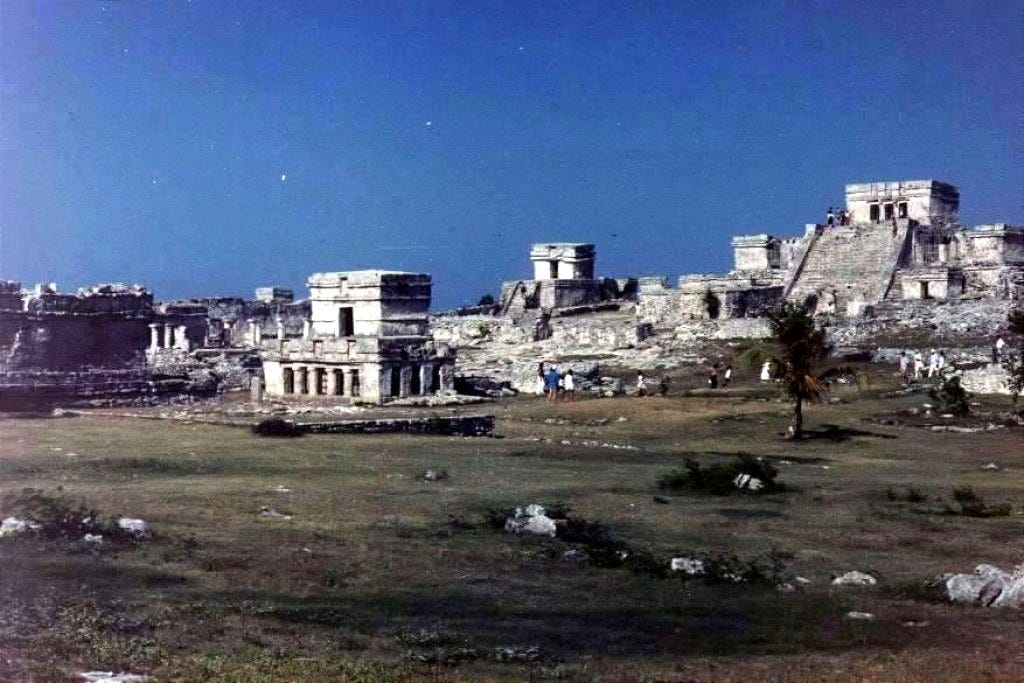 ceremonial center Tulum in 1995