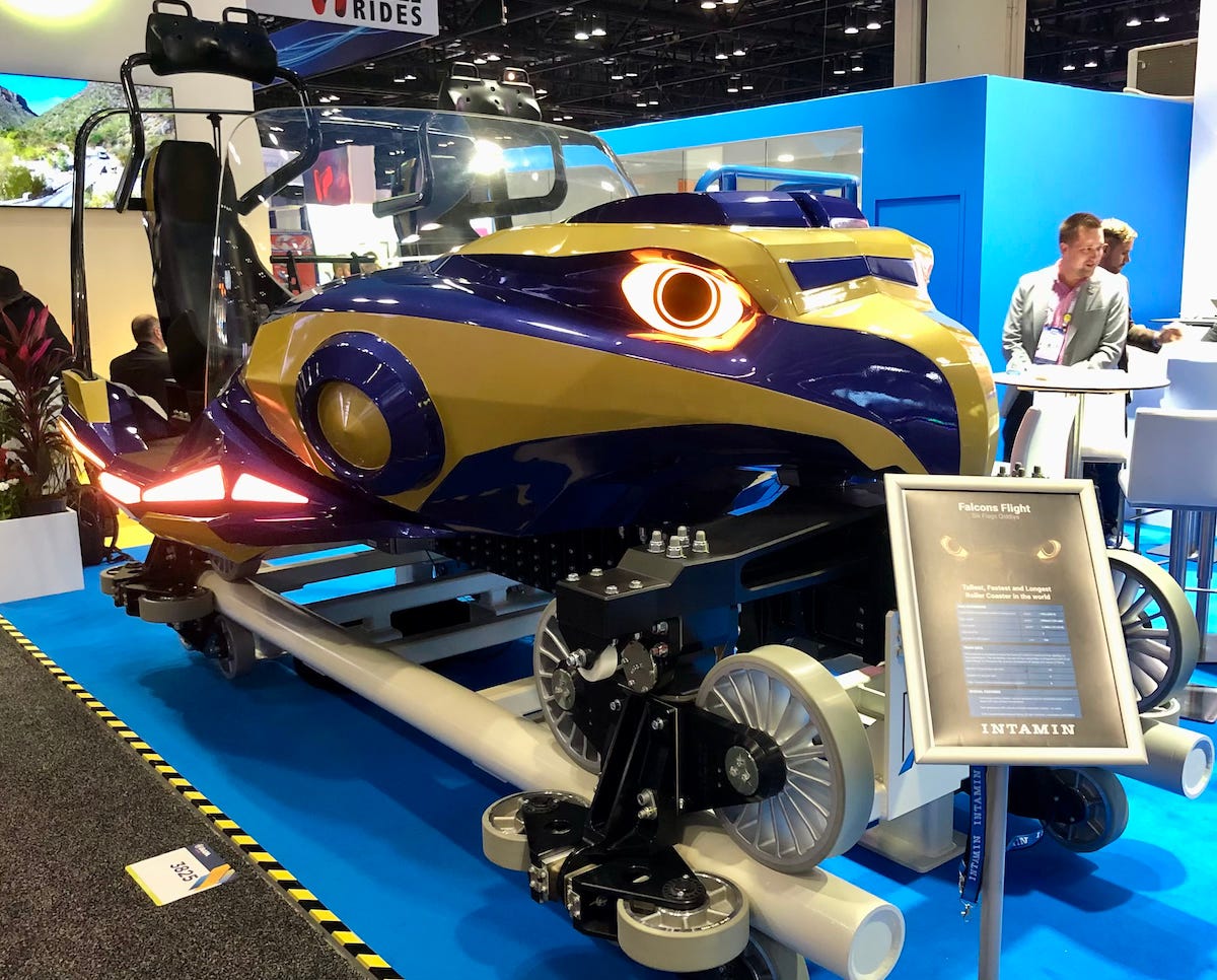 Falcon's Flight coaster lead car