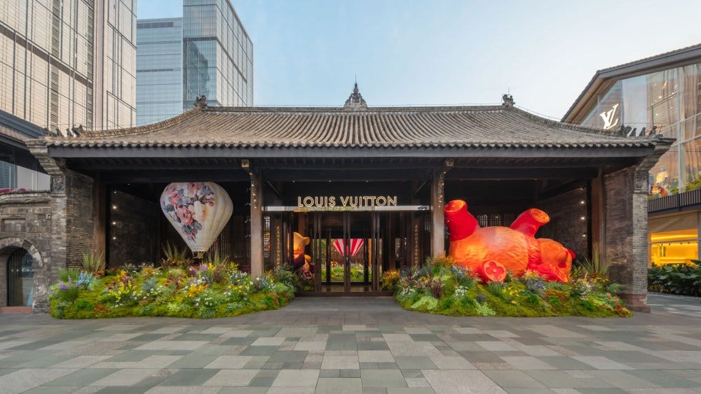 Louis Vuitton Opens The Hall, First Restaurant in China Louis Vuitton Opens The Hall, First Restaurant in China
