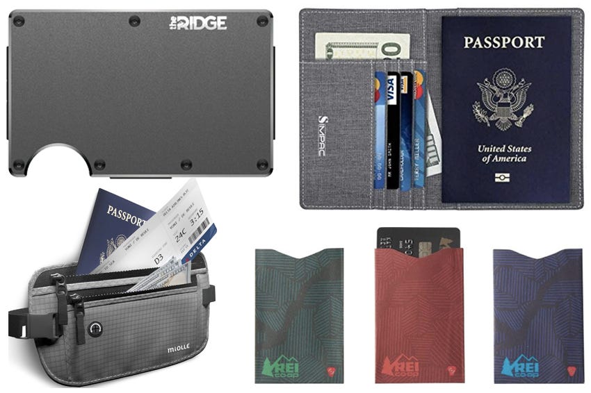RFID Blocking Accessories wallet money belt and bags RFID Blocking Accessories wallet money belt and bags