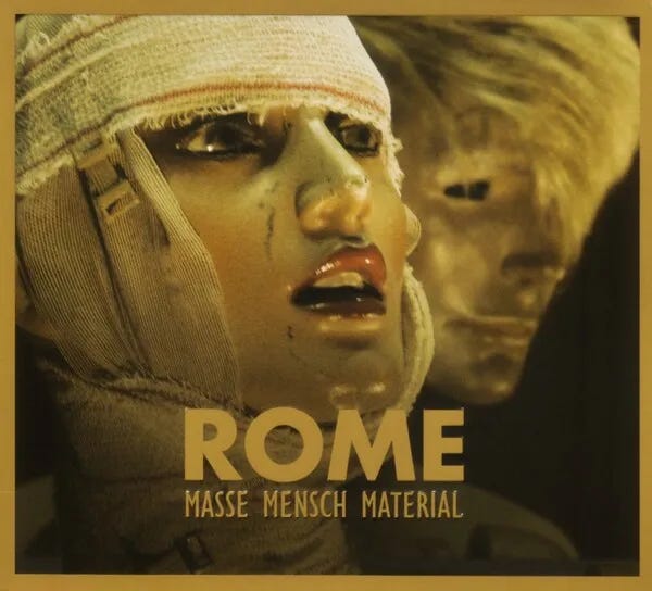 Cover art for Masse Mensch Material by ROME