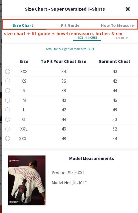 The Souled Store's size guide: fit guide + how-to-measure, inches and cm The Souled Store's size guide: fit guide + how-to-measure, inches and cm