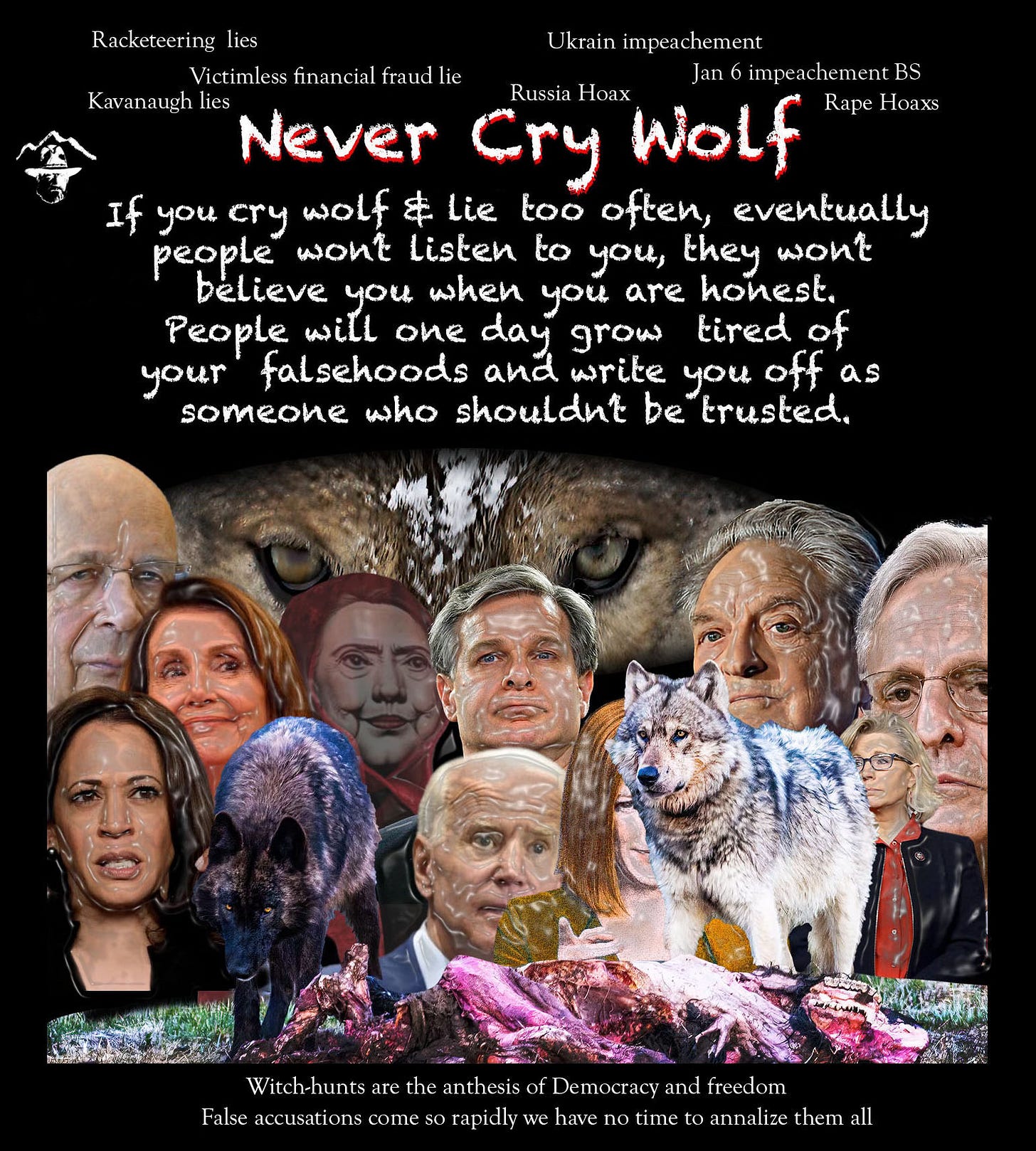 Starting with Hillary’s Russia Hoax, there have been so many ham-sandwich indictments I know longer follow up because most are trash or exaggerations. Go ahead take your witch-hunts to your chosen kangaroo court and I’ll wait for the appeals court determination before I believe. Starting with Hillary’s Russia Hoax, there have been so many ham-sandwich indictments I know longer follow up because most are trash or exaggerations. Go ahead take your witch-hunts to your chosen kangaroo court and I’ll wait for the appeals court determination before I believe.