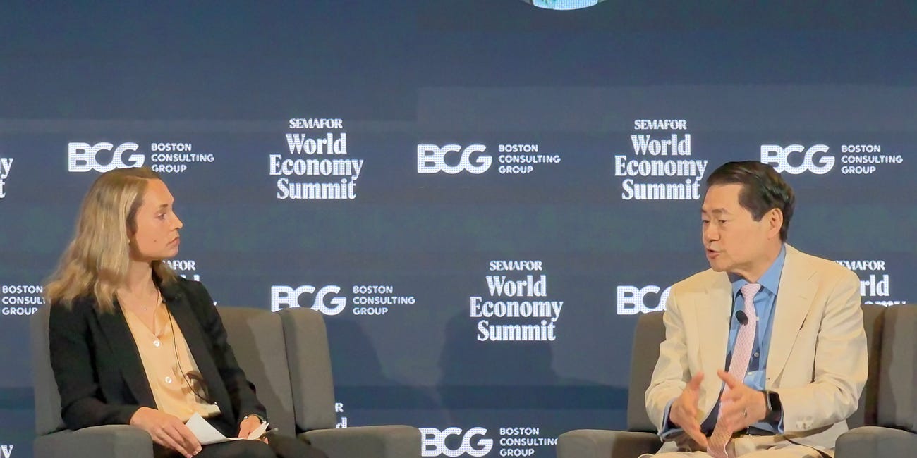 Henry Huiyao Wang speaks at Semafor's 2025 World Economy Summit