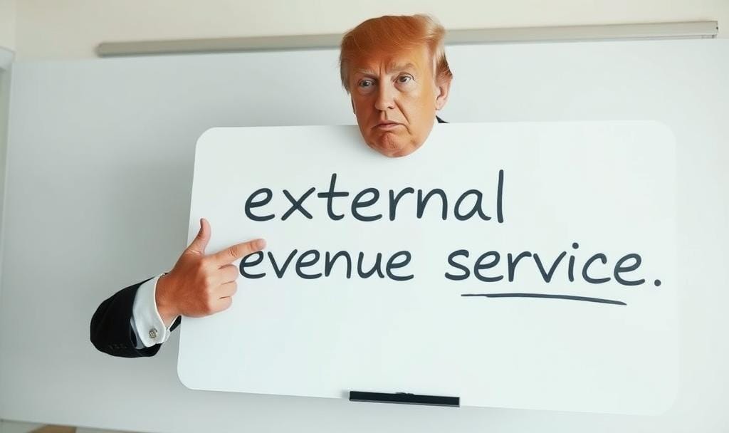 Donald Trump’s ‘External Revenue Service’ Is As Stupid As It Sounds 